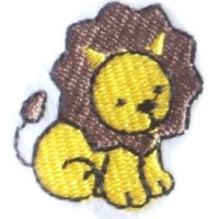 Appliqué Broderie Lion Mini