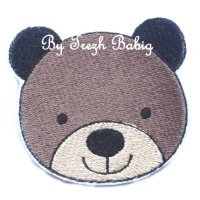 Broderie fil tête ours 1