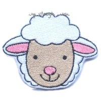 Broderie fil tête mouton 1