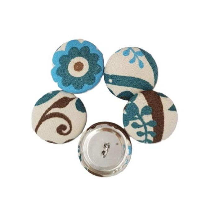 Bouton tissu à coudre Ref 10