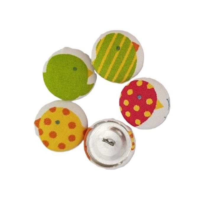 Bouton tissu à coudre Ref 13