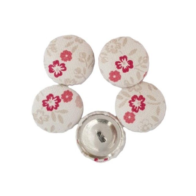 Bouton tissu à coudre Ref 16