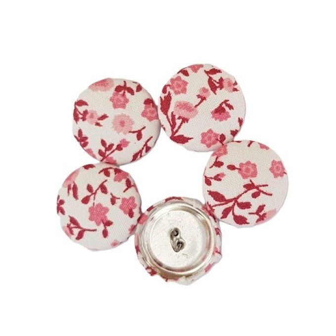 Bouton tissu à coudre Ref 1
