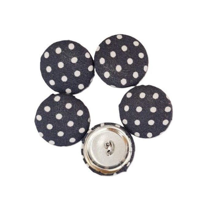 Bouton tissu à coudre Ref 2
