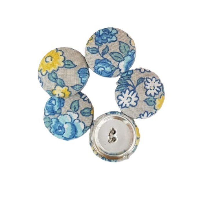 Bouton tissu à coudre Ref 5