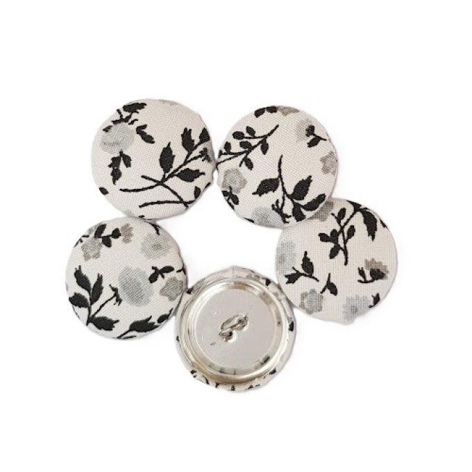 Bouton tissu à coudre Ref 7
