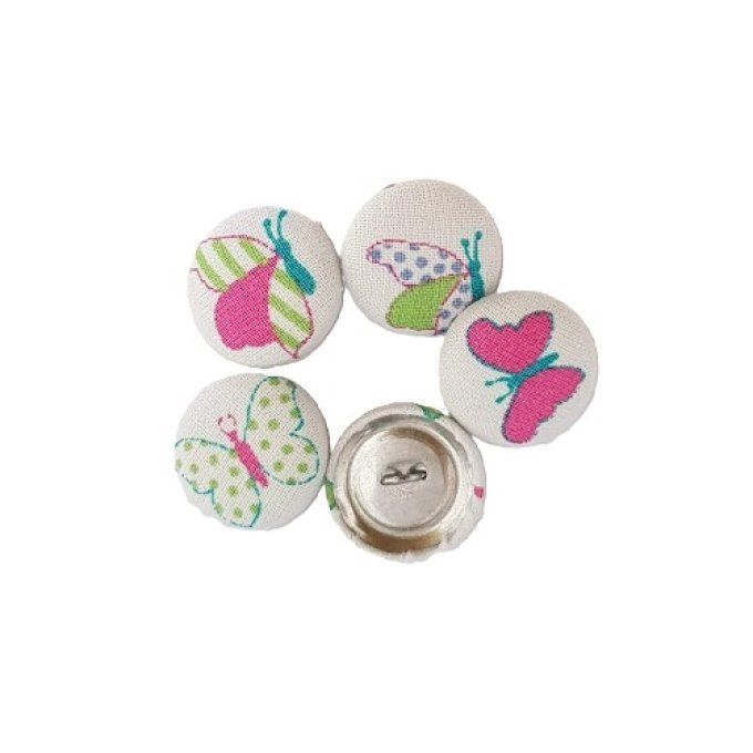 Bouton tissu à coudre Ref 17