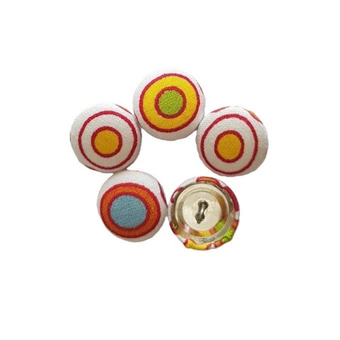 Bouton tissu à coudre Ref 21