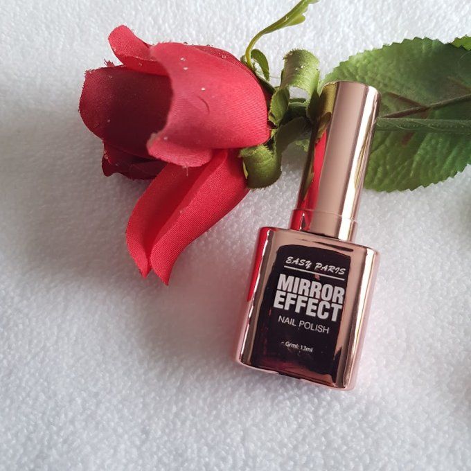 Vernis effet métallique miroir